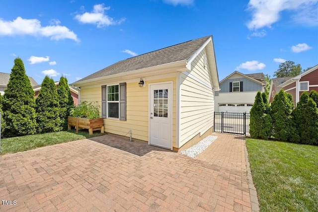 1330 Rodessa, Raleigh, NC 27607 - view of outbuilding with a garage