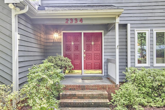 2334 Dawn Trl, Durham, NC 27712 - entrance to property featuring a porch