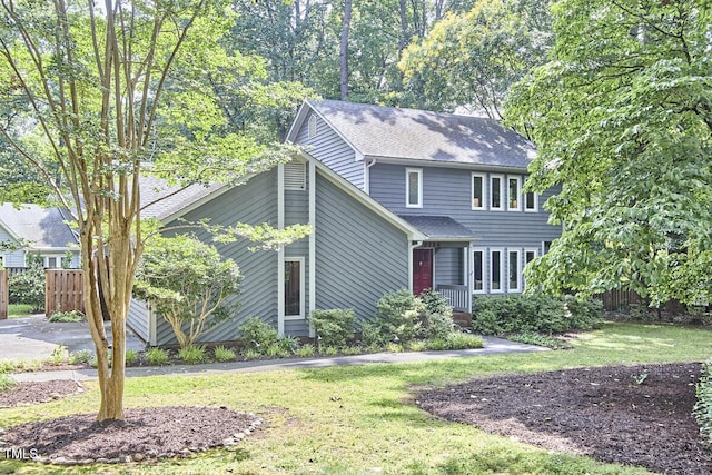 2334 Dawn Trl, Durham, NC 27712 - view of front of home with a shingled roof