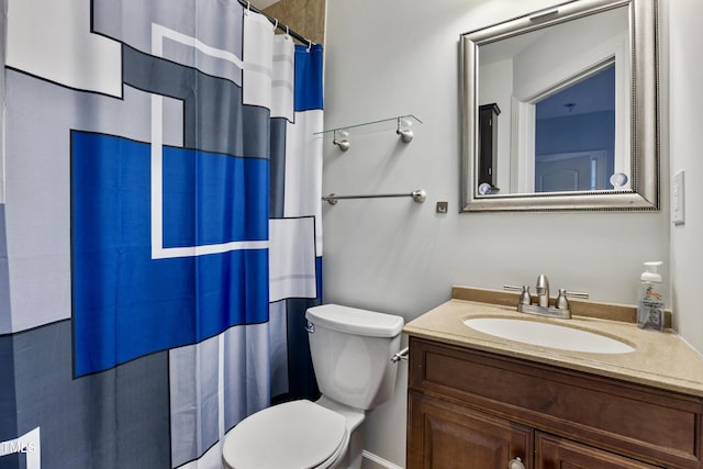 109 Aspenridge Dr, Holly Springs, NC 27540 - bathroom featuring vanity and curtained shower