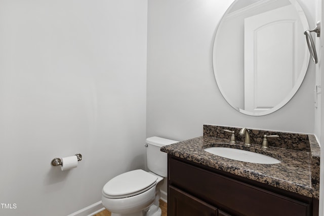 109 Aspenridge Dr, Holly Springs, NC 27540 - bathroom with vanity and wood finished floors