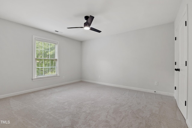 109 Aspenridge Dr, Holly Springs, NC 27540 - spare room with ceiling fan and carpet flooring