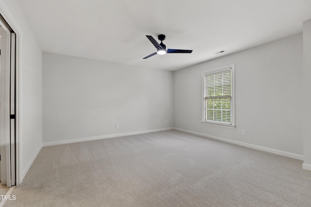 109 Aspenridge Dr, Holly Springs, NC 27540 - spare room featuring a ceiling fan and carpet
