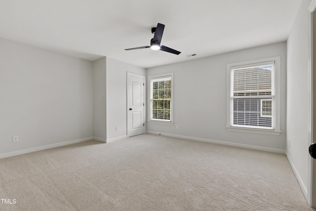 109 Aspenridge Dr, Holly Springs, NC 27540 - carpeted empty room with a ceiling fan and baseboards