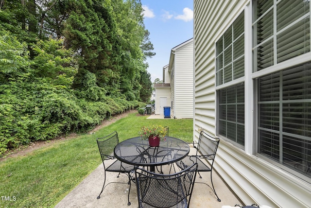 4413 Sugarbend Way, Raleigh, NC 27606 - view of patio / terrace with outdoor dining space