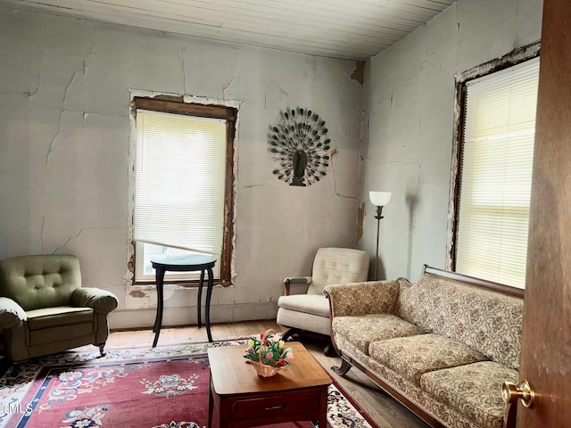 410 High St, Norlina, NC 27563 - living area with wood finished floors