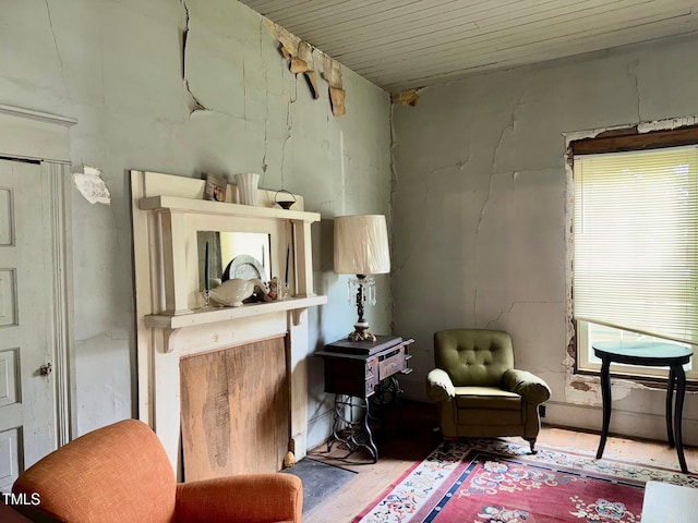 410 High St, Norlina, NC 27563 - sitting room featuring wood finished floors