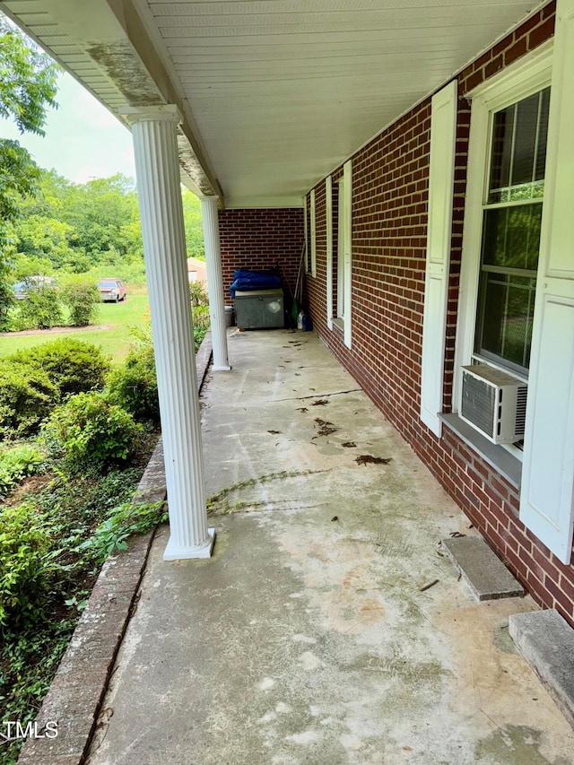 410 High St, Norlina, NC 27563 - view of patio with cooling unit