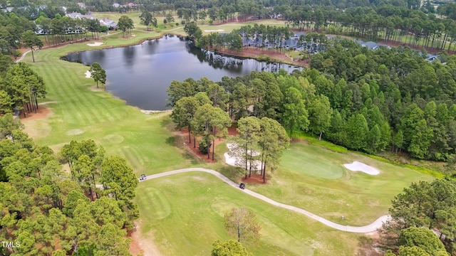 5 Wake Forest Ct, Southern Pines, NC 28387 - aerial view of property and surrounding area with a large body of water