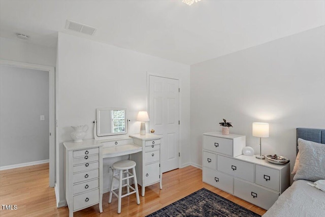 500 Weaver Mine Trl, Chapel Hill, NC 27517 - bedroom featuring light wood finished floors and baseboards