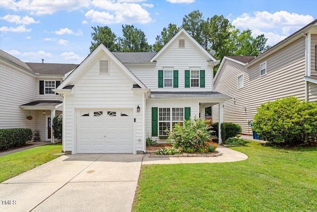 1016 Goldmist Ln, Durham, NC 27713 - traditional home featuring concrete driveway and a front lawn