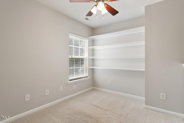 1016 Goldmist Ln, Durham, NC 27713 - unfurnished room with ceiling fan and carpet