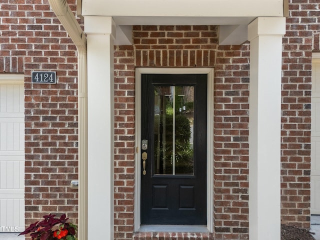 4124 Sykes St, Cary, NC 27519 - property entrance featuring brick siding