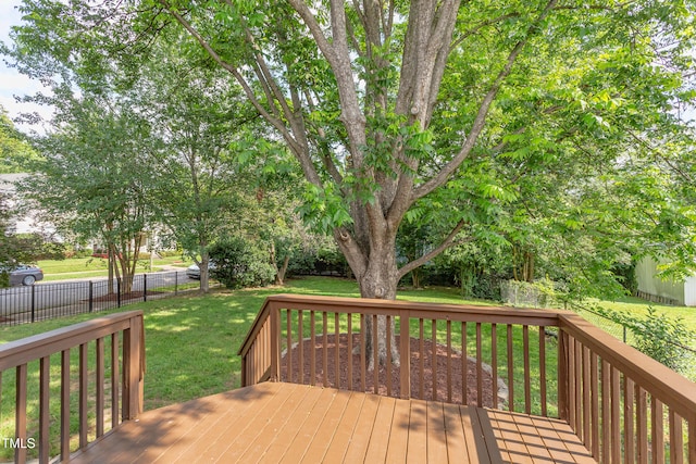 601 E Franklin St, Raleigh, NC 27604 - deck with a fenced backyard