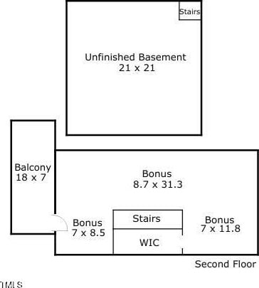 601 E Franklin St, Raleigh, NC 27604 - view of floor plan / room layout