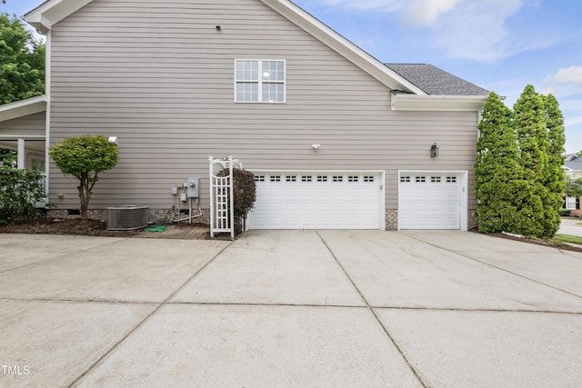 501 Ivyshaw Rd, Cary, NC 27519 - view of home's exterior featuring concrete driveway and a garage