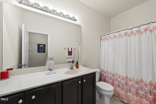 7235 Terregles Dr, Raleigh, NC 27617 - bathroom with vanity and a shower with curtain