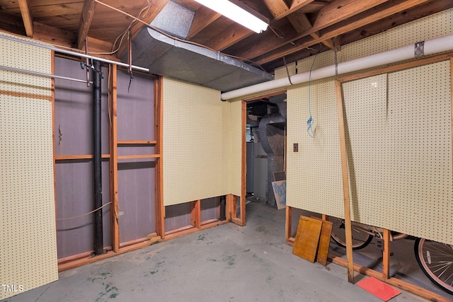 106 Lattimore Ln, Durham, NC 27713 - view of unfinished basement