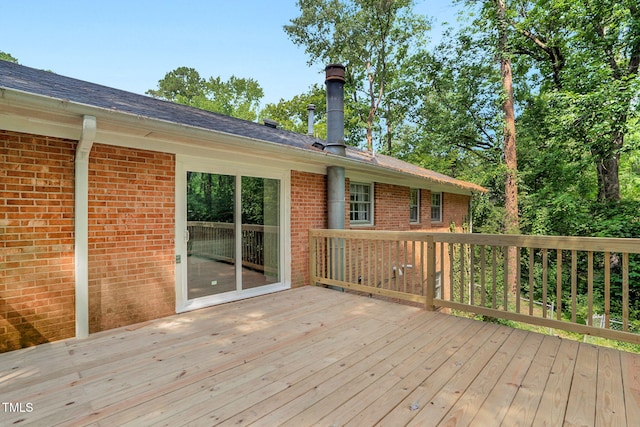 106 Lattimore Ln, Durham, NC 27713 - view of wooden terrace