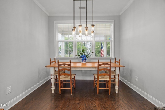 416 Fred Tew Rd, Dunn, NC 28334 - dining room with wood finished floors, crown molding, and a chandelier