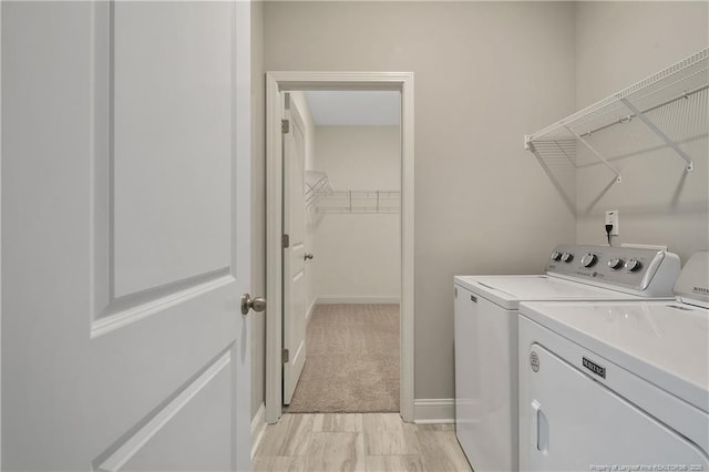 209 Nairn St, Fayetteville, NC 28311 - washroom with washer and dryer and light colored carpet