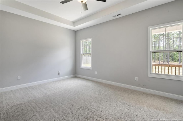 209 Nairn St, Fayetteville, NC 28311 - empty room featuring a ceiling fan and light colored carpet