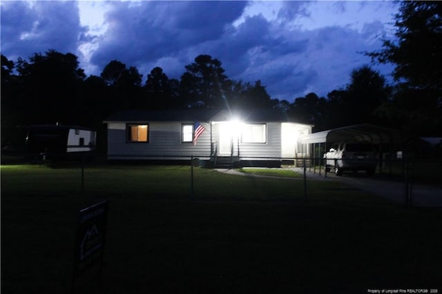 411 Rainey Dr, Spring Lake, NC 28390 - ranch-style home featuring a carport