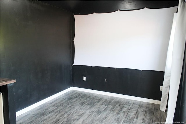 411 Rainey Dr, Spring Lake, NC 28390 - empty room with wood finished floors and baseboards