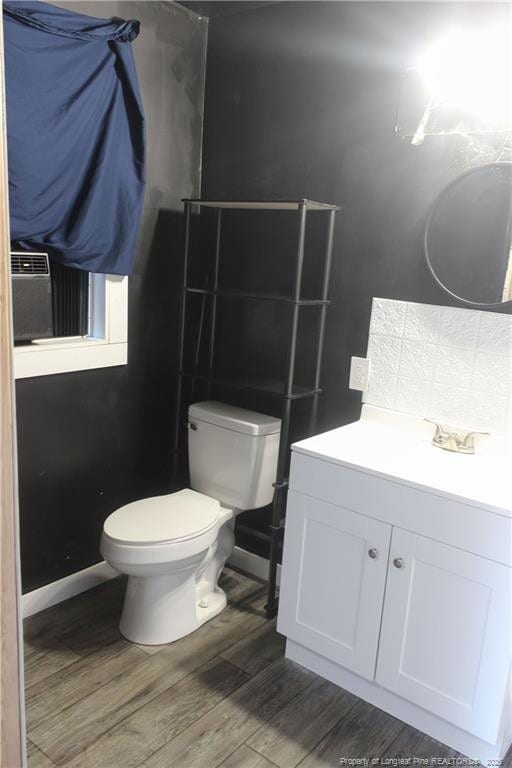 411 Rainey Dr, Spring Lake, NC 28390 - bathroom with wood finished floors and vanity