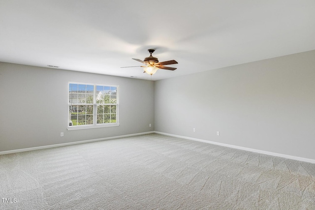160 Chandler Springs Dr, Holly Springs, NC 27540 - spare room with ceiling fan and carpet floors