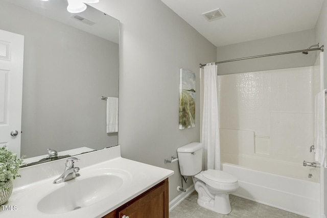160 Chandler Springs Dr, Holly Springs, NC 27540 - full bathroom with vanity, shower / bath combination with curtain, and tile patterned flooring