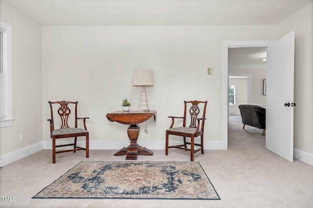 407 W Pippen St, Whitakers, NC 27891 - sitting room featuring carpet