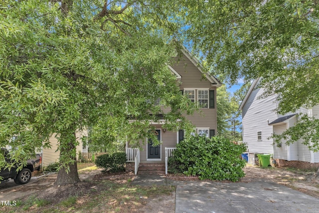 4825 Windbreak Ln, Raleigh, NC 27616 - view of property hidden behind natural elements