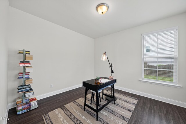 433 Village Bend Dr, Fuquay Varina, NC 27526 - office space with plenty of natural light and dark wood-type flooring