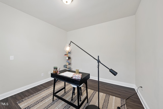 433 Village Bend Dr, Fuquay Varina, NC 27526 - office space with dark wood-style flooring and baseboards