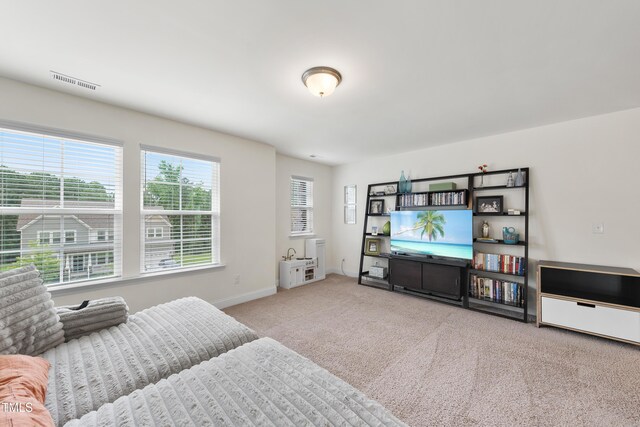 433 Village Bend Dr, Fuquay Varina, NC 27526 - carpeted bedroom featuring baseboards