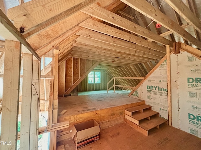 8 Pin Tail Ct, Pittsboro, NC 27312 - view of unfinished attic
