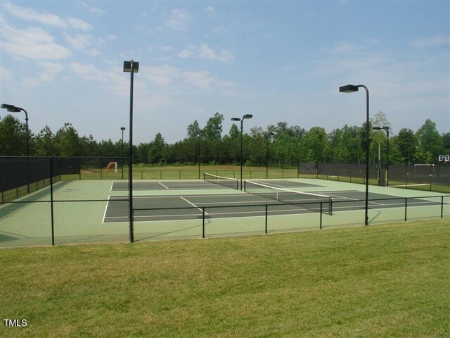 8 Pin Tail Ct, Pittsboro, NC 27312 - view of tennis court
