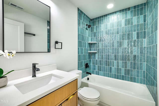 1410 Joe Louis Ave, Raleigh, NC 27610 - full bathroom with vanity and washtub / shower combination