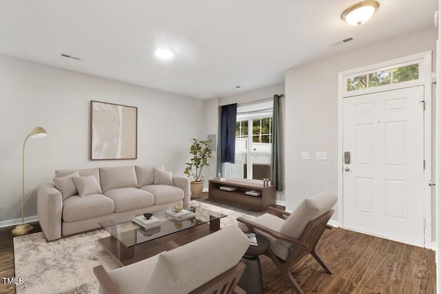 330 Gilman Ln Unit 109, Raleigh, NC 27610 - living room with wood finished floors and baseboards