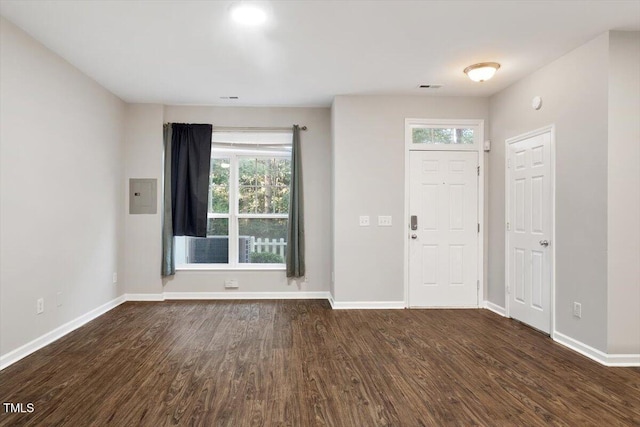 330 Gilman Ln Unit 109, Raleigh, NC 27610 - entrance foyer featuring dark wood-style floors and baseboards