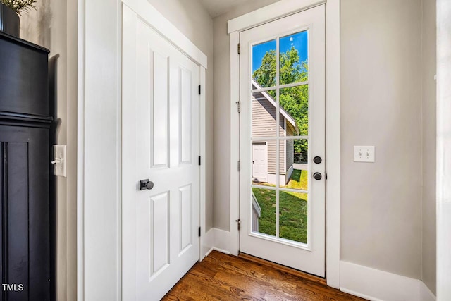 1168 Great Ridge Parkway, Chapel Hill, NC 27516 - entryway with dark wood-style floors