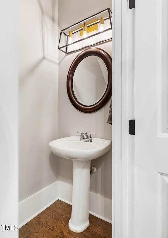 1168 Great Ridge Parkway, Chapel Hill, NC 27516 - bathroom featuring wood finished floors and baseboards