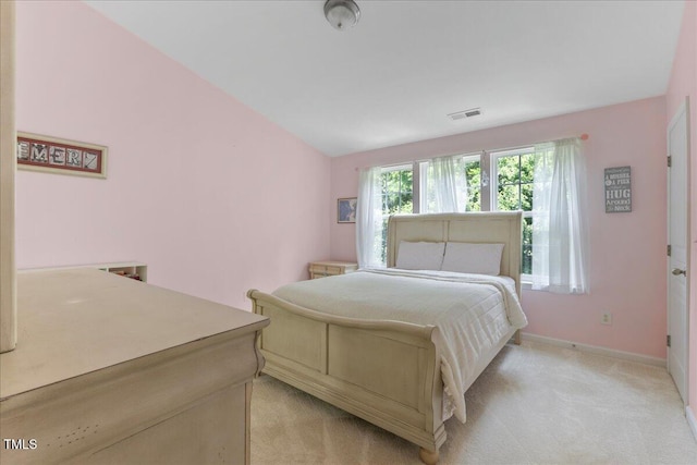 7856 Spungold St, Raleigh, NC 27617 - bedroom featuring light colored carpet and lofted ceiling