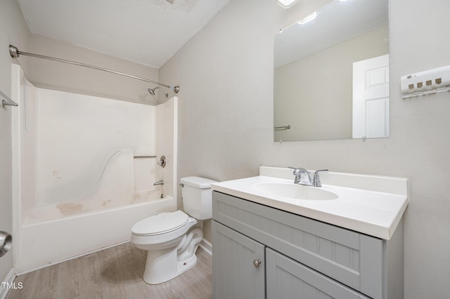 816 Kimpton Ct, Fuquay Varina, NC 27526 - full bath with vanity, wood finished floors, and washtub / shower combination