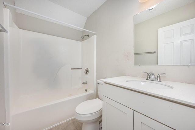 816 Kimpton Ct, Fuquay Varina, NC 27526 - full bath with vanity, tub / shower combination, and wood finished floors