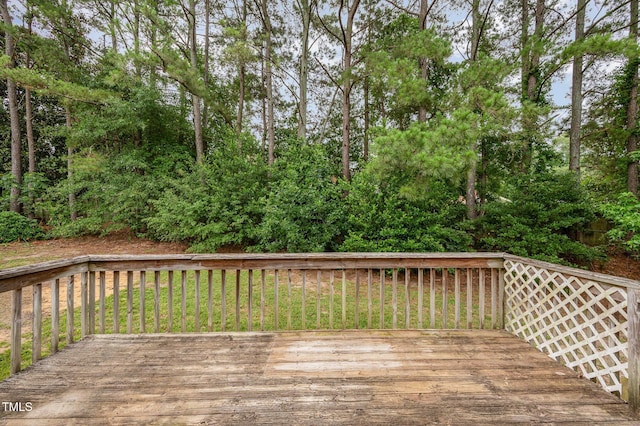 816 Kimpton Ct, Fuquay Varina, NC 27526 - view of wooden terrace