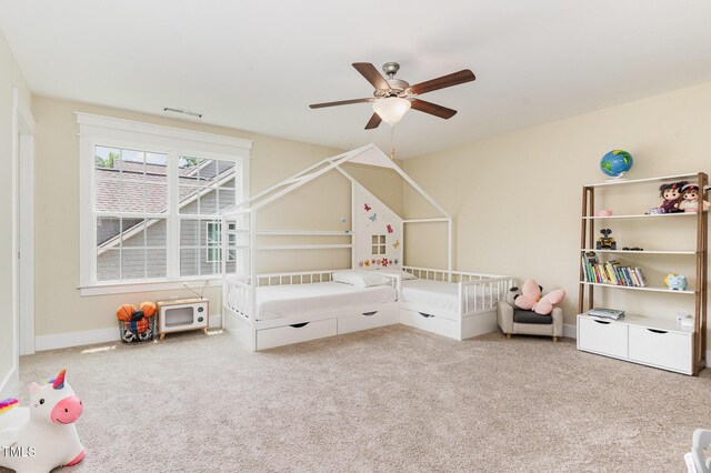 6 Tulip Tree Ct, Durham, NC 27712 - carpeted bedroom with ceiling fan