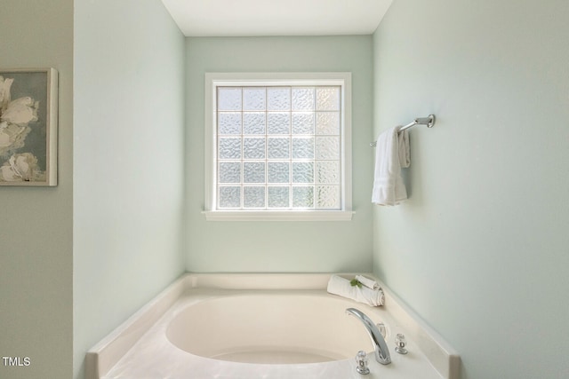 86 Basswood Cir, Willow Springs, NC 27592 - full bath with healthy amount of natural light and a bath