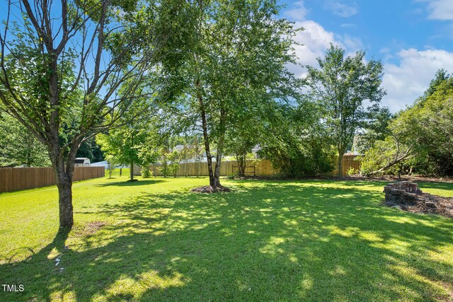 86 Basswood Cir, Willow Springs, NC 27592 - view of fenced backyard